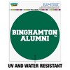Binghamton University Bearcats Alumn Automotive Car Window Locker Circle Bumper Sticker - 2 of 4