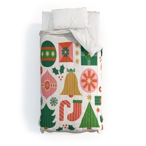 Carey Copeland Gifts of Christmas Comforter + Pillow Sham(s) - Deny Designs - 1 of 3