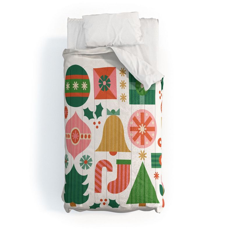 Carey Copeland Gifts of Christmas Comforter + Pillow Sham(s) - Deny Designs, 1 of 4