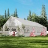 20x40ft Party Tent Heavy Duty Wedding Tent Outdoor Canopy Event Shelters Galvanized Canopy Commercial Tent with Removable Sidewall Windows - 2 of 4