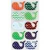Sticko Stickers - Patterned Whales, 10pcs - 2 of 2