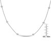 Guili Sterling Silver Necklace with Clear CZ in White, Gold, or Rose Gold—Opulent, Luxurious, and Perfect for a Radiant Shine. - 2 of 4