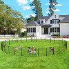 BestMassage Dog Playpen 24/32/40 Inch Heavy Duty Playpen Pen Dog Fence Dog Kennel with Doors Indoor Outdoor Pet Exercise Pen Puppy Playpen - 2 of 4