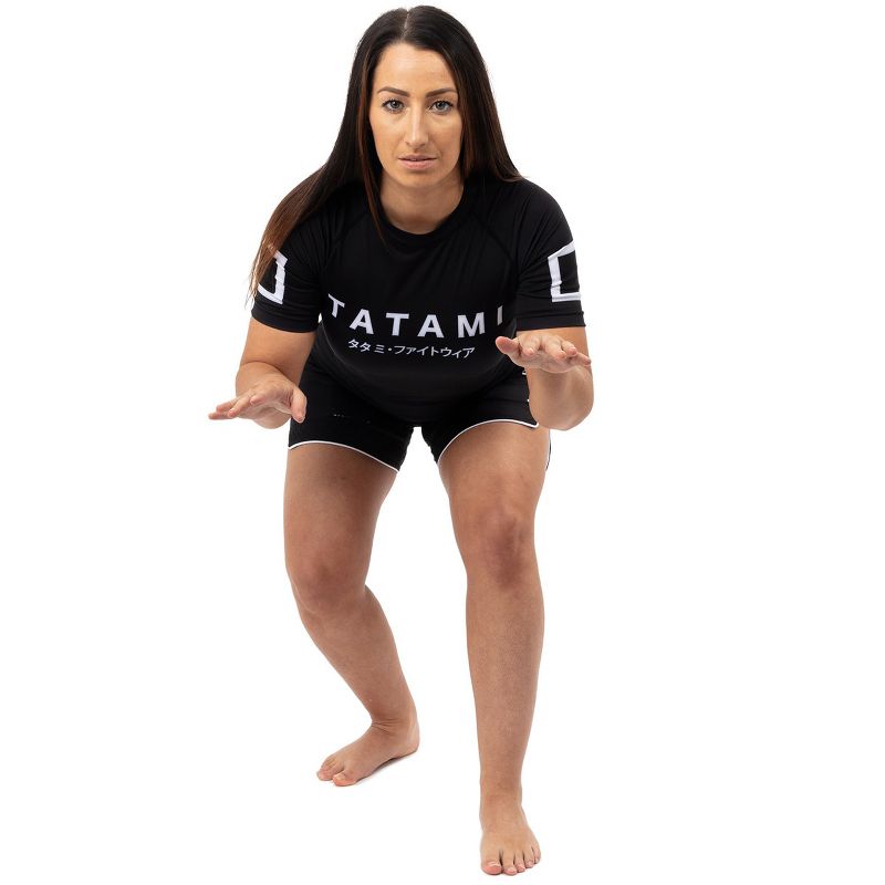 Tatami Fightwear Women's Katakana Short Sleeve Rashguard - Black, 5 of 7