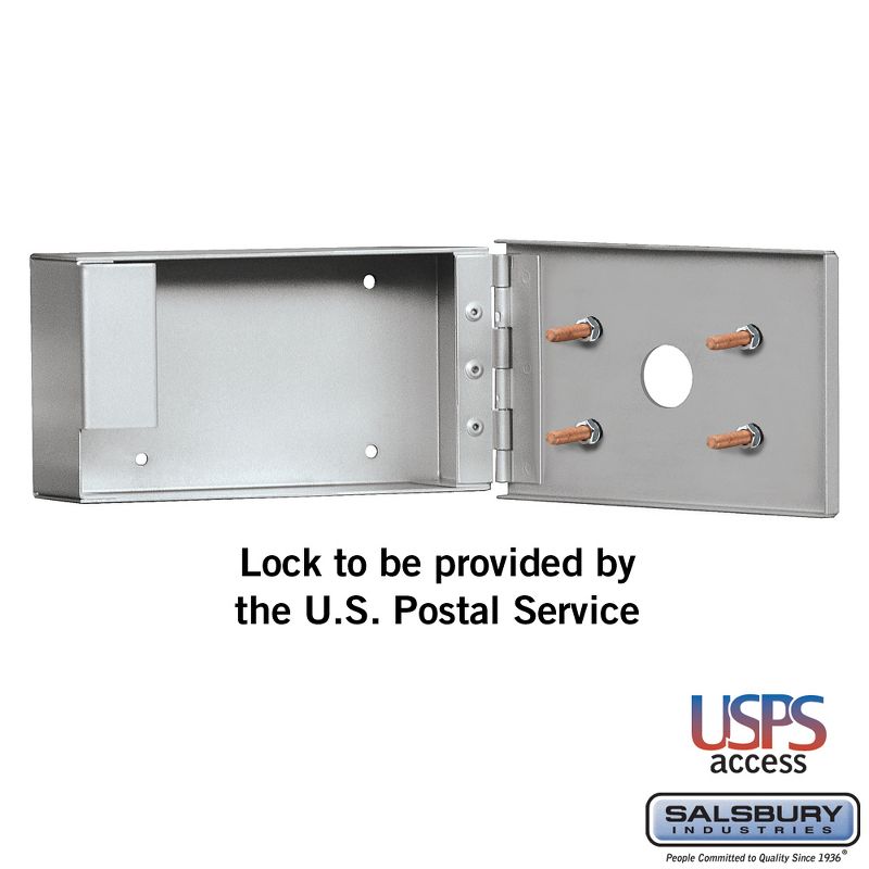 Salsbury Industries 1080AU Surface Mounted Key Keeper for USPS Access, 2 of 4