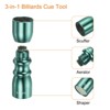 Unique Bargains Snooker Pool Cue Tip Tool Billiard Stick Tip Repair Accessories Scuffer Shaper Aerator - 4 of 4