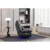 Swivel Glider Recliner Chair, Power Recliner Rocking Chair, USB Port Charge for Nursery Chair with Atmosphere Lamp - 4 of 4