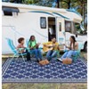 Outdoor Plastic Straw Rug Waterproof Outdoor Patio Rug - 2 of 4