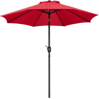 Yaheetech 9FT Outdoor Patio Umbrella with Crank and Push Button to Tilt