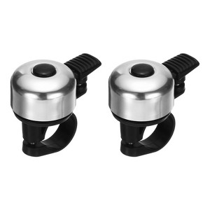 Unique Bargains Aluminum Loud Crisp Clear Sound Mini Scooter Bicycle Bells 2 Pcs - 1 of 4
