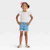 Toddler Girls' Lace Cut-Off Jean Shorts - Cat & Jack™ - 3 of 4