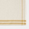 2pk Basket Tan Plaid Placemats - Threshold™ designed with Studio McGee: Cotton & Linen, Rectangle, Machine Washable - 3 of 3