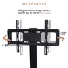 KTMBDW TV Stand with Mount and Power Outlet, Swivel TV Stand Mount for 32-65 inch TVs, Height Adjustable TV Entertainment Center with Cable Management - 4 of 4