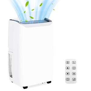 Portable Air Conditioner Cools Rooms up to 550 Sq.ft with Quiet Operation, 24 Hour Timer, Dehumidifier, LED Display and Remote Control - 1 of 4