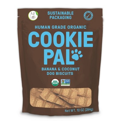 Cookie Pal Human Grade Organic Banana and Coconut Dog Treats - 10oz