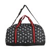 Disney Mickey Mouse Faces All-Over Print Black 21” Packable Duffel - 2 of 4