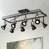 Pro Track Kane 8-Head LED Ceiling Track Light Fixture Kit Spot Light GU10 Directional Brown Bronze Finish Metal Farmhouse Rustic Cage Kitchen 36" Wide - image 2 of 4