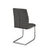 Brassex Set of 2 Ezra Dining Chairs Gray - 4 of 4