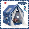 Costway Kids Playhouse Large Children Indoor Play Tent Gift w/ Cotton Mat Longer Curtain - 3 of 4