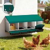 GustoWave Roll-Away Nesting Boxes for Chickens Coop - 3 of 4