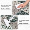 Washable Area Rug for Living Room Vintage Distressed Throw Rugs Ultra-Soft Low Pile Boho Floral Accent Carpet Traditional Indoor Carpet for Bedroom - 4 of 4