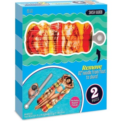 Mighty Mojo Chicken Shish Kebab Float And Noodle Pool Float Tube : Target