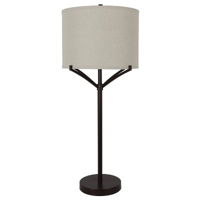 30" Ledger 4 Arm Table Lamp Painted Bronze - Decor Therapy