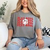 Simply Sage Market Women's Play Ball Stacked Smiley Face Short Sleeve Garment Dyed Tee - 2 of 2