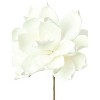 White Bloom Stem – 6"H Artificial Flower with Bendable Petals, EVA Foam & Wire Construction (Set of 6) By Kalalou - 3 of 3