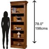 Hekman 79105 Right Pier Bookcase 7-9105 Urban Ash Burl - 3 of 3