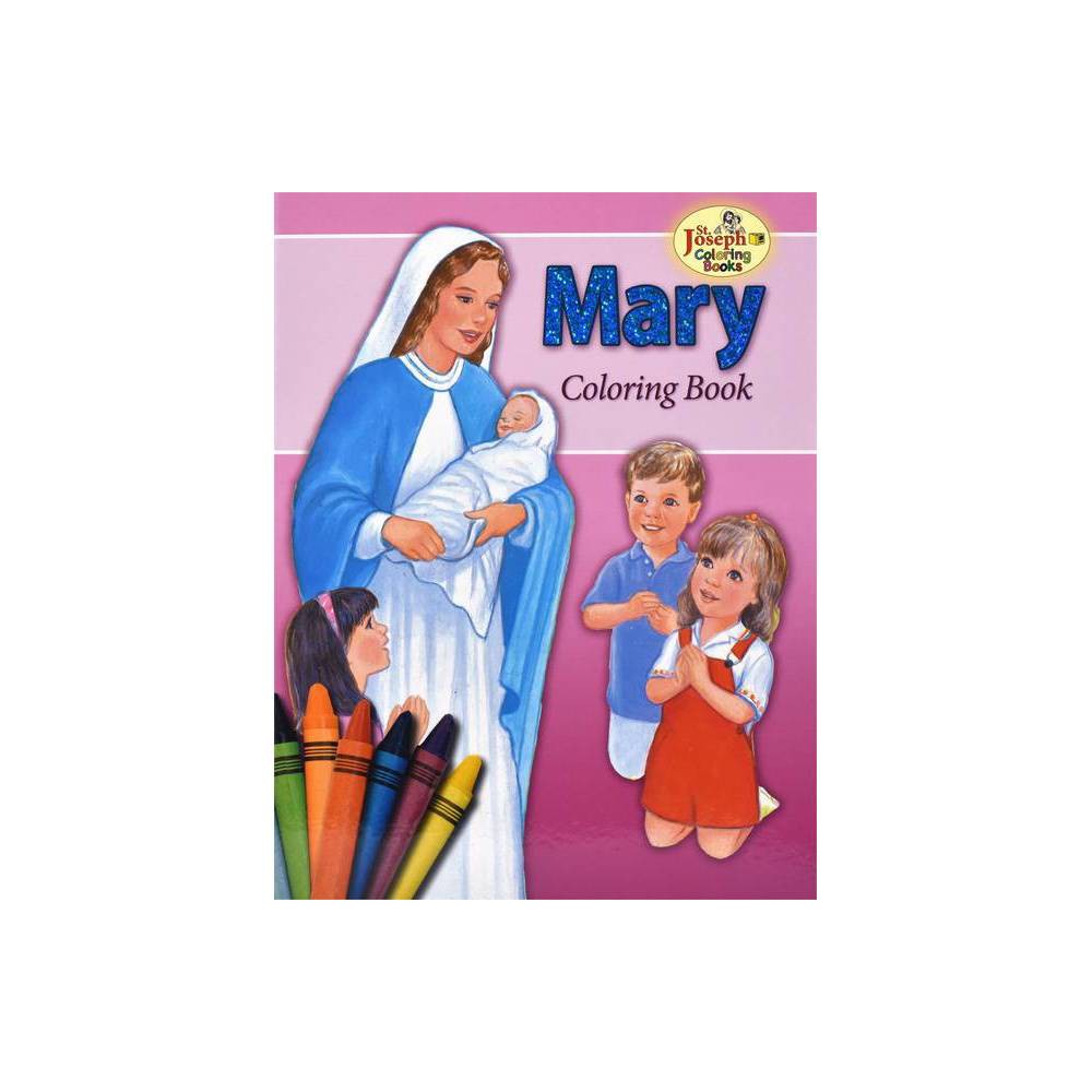 Coloring Book about Mary - by Emma C MC Kean (Paperback)