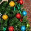 Every Day is Christmas 35ct 2.76"/70mm Shatterproof Round Christmas Tree Ornament Set, Merry Christmas Balls Ornaments with Hooks - 4 of 4