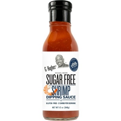 G Hughes Sugar Free Shrimp Dipping Sauce, 12 oz Bottle, Pack of 2