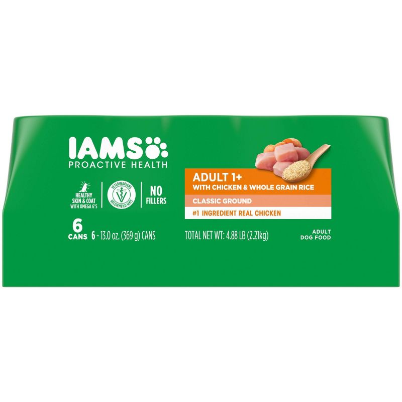 IAMS Proactive Health Pate Wet Dog Food - 13oz/6ct Pack, 1 of 12