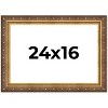 PosterPalooza | Museum Gold Picture Frame - UV Acrylic, Backing Board, Hanging Hardware Included - 2 of 4