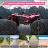 24V 2Seats Ride on UTV with Remote Control, 17" Extra Large EVA Wheels & 20.5“ Wide Seat 4WD Electric Vehicle - 3 of 4