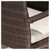 McNeil 7pc Wicker Dining Set with Cushions: Weather-Resistant, Oval Table, Polyester - Christopher Knight Home - 3 of 4