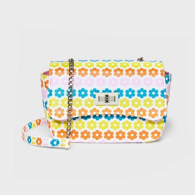 Girls' Bowler Crossbody Bag - Art Class™ Mint Green : Target