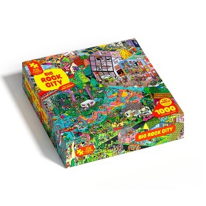 Magic Puzzle Company Big Rock City Jigsaw Puzzle - 1000pc: Collage, Educational Focus on Memory & Fine Motor Skills - 1 of 4