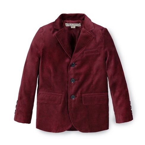 Hope & Henry Men's Fleece Blazer With Elbow Patches : Target