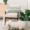 Ninola Design Little Dots Oblong Lumbar Throw Pillow Blue - Deny Designs: Contemporary Indoor Polyester Cushion - 2 of 2