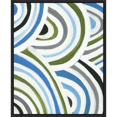 Amanti Art Swirly Bob I by Jodi Fuchs Canvas Wall Art Print Framed 16 x 20-in.