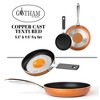 Gotham Steel Copper Cast Textured 5.5" and 9.5" Fry Pan Set - 3 of 3