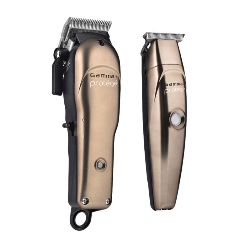 GAMMA+ Protg Professional Supercharged Low Noise Cordless Hair Clipper and Trimmer Combo Set, 2 of 12