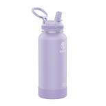 Takeya Actives 32oz Stainless Steel Water Bottle with Straw Lid - Lavender Field