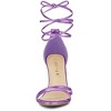 Allegra K Women's Open Toe Lace Up Stiletto Heels Sandals - 2 of 4