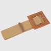 Anna-Kaci Stylish Straw Belt with Woven Buckle - 2 of 4