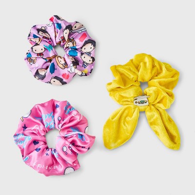 Girls' Friends 3pc Hair Scrunchie Pack