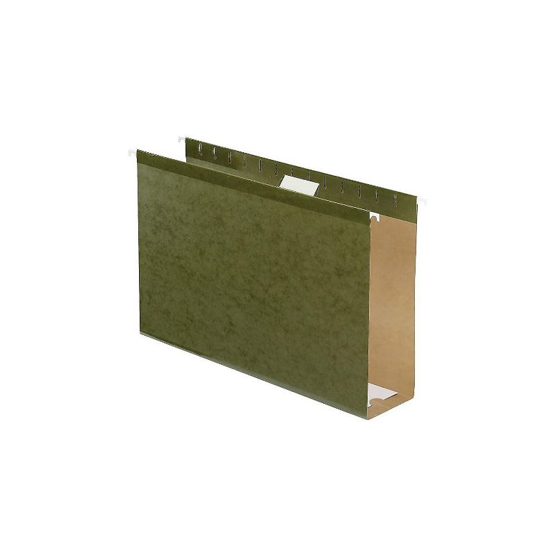 Pendaflex Reinforced 3" Extra Capacity Hanging Folders Legal Standard Green 25/Box 4153X3, 3 of 10
