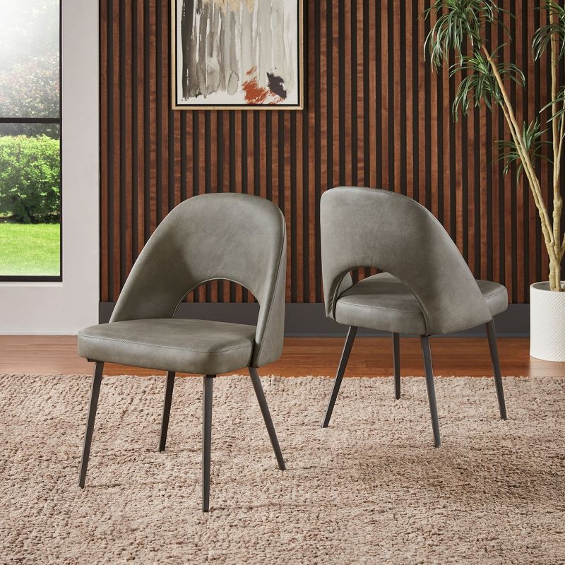 Set of 2 Ragan Upholstered Dining Chairs - Inspire Q, 3 of 12
